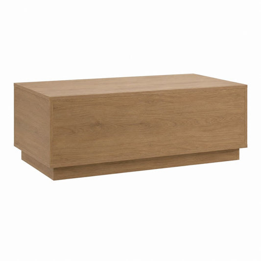Couchtisch Eichefarben Holzwerkstoff rechteckig mit Stauraum 110 x 60 x 40 cm
