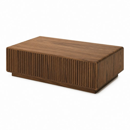 Couchtisch Walnuss MDF rechteckig 100 x 60 x 35 cm
